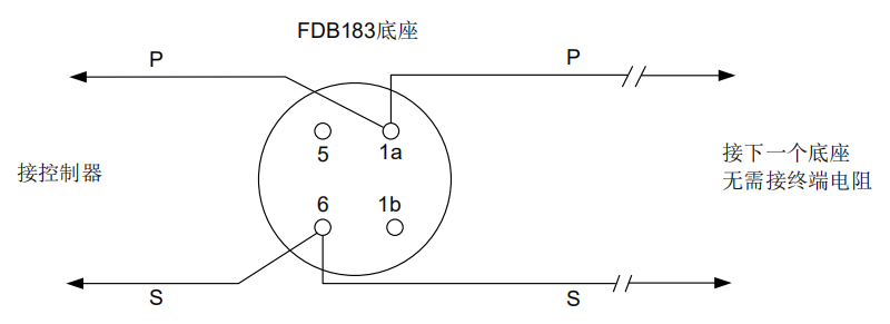 FDO183S点型光电感烟甘肃探测器接线图